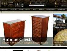 Tablet Screenshot of grahamsmithantiques.com